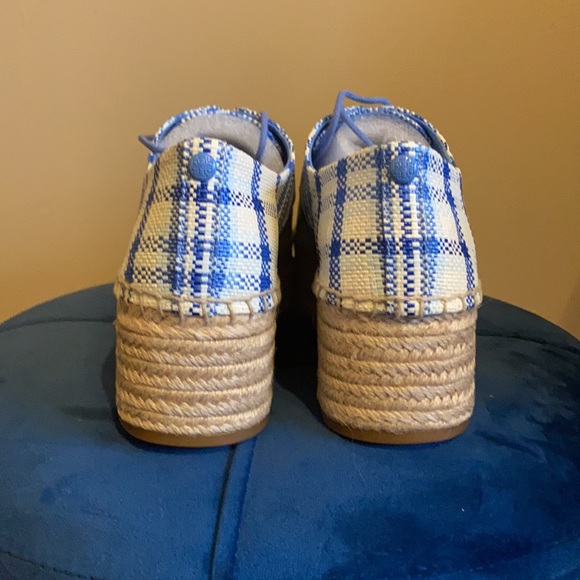 Florence 40MM Platform Platform Espadrilles-Textile Plaid - Picture 2 of 10
